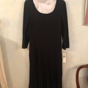 Ralph Lauren ballet neck long sleeve dress